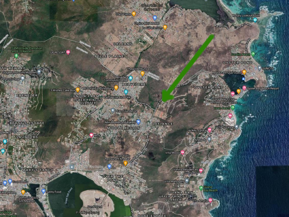 Big vacant land for sale in St Maarten,  in gated secluded community Rice Hill Gardens