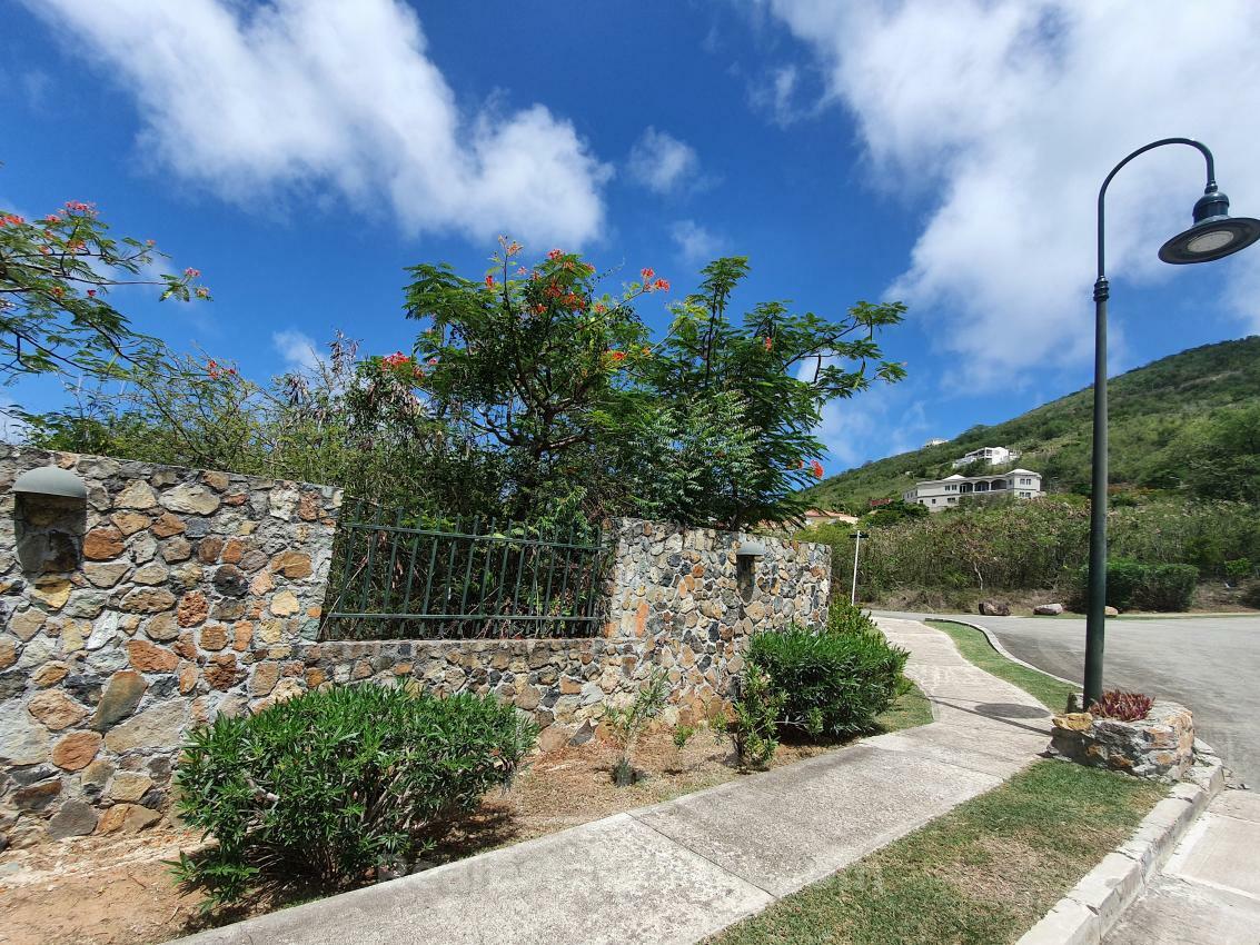 Big vacant land for sale in St Maarten,  in gated secluded community Rice Hill Gardens