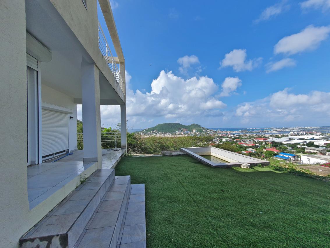 Two houses for sale St Maarten, hillside villa with