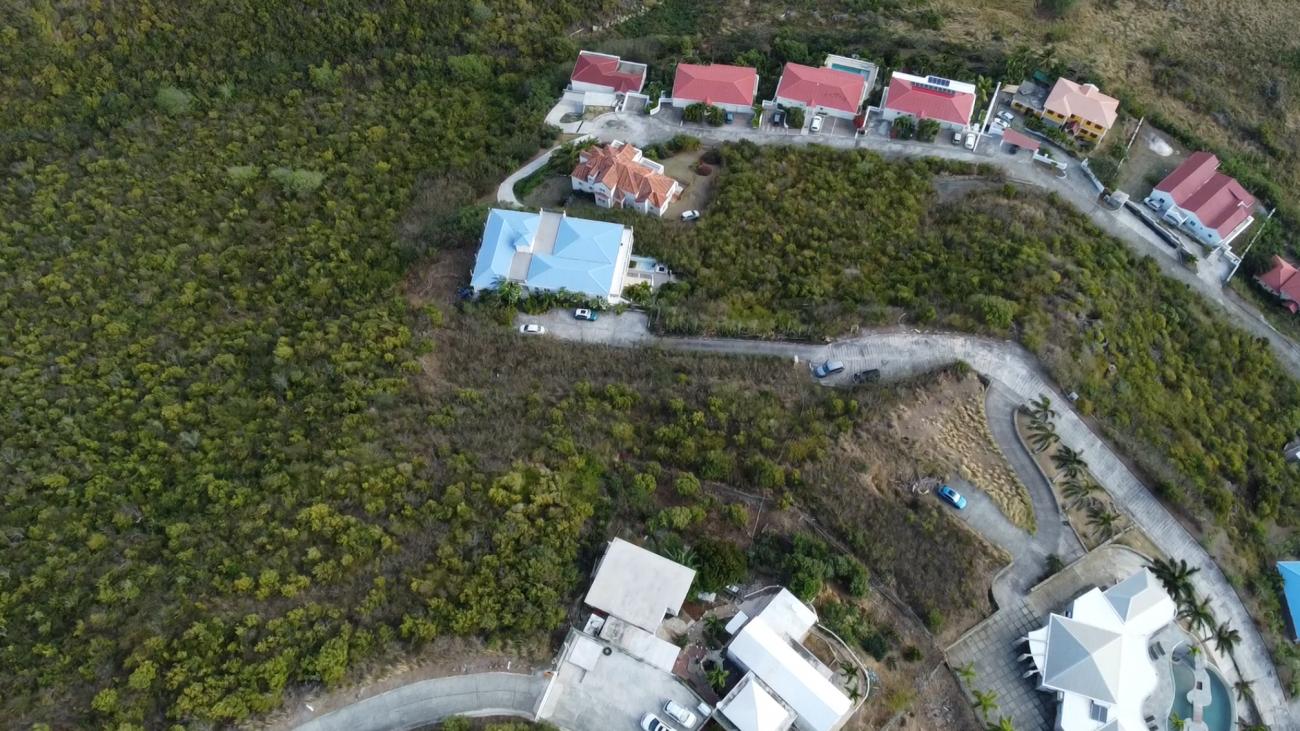 Land for sale in St Maarten with a ready project Surya Villas at Ocean View Terrace