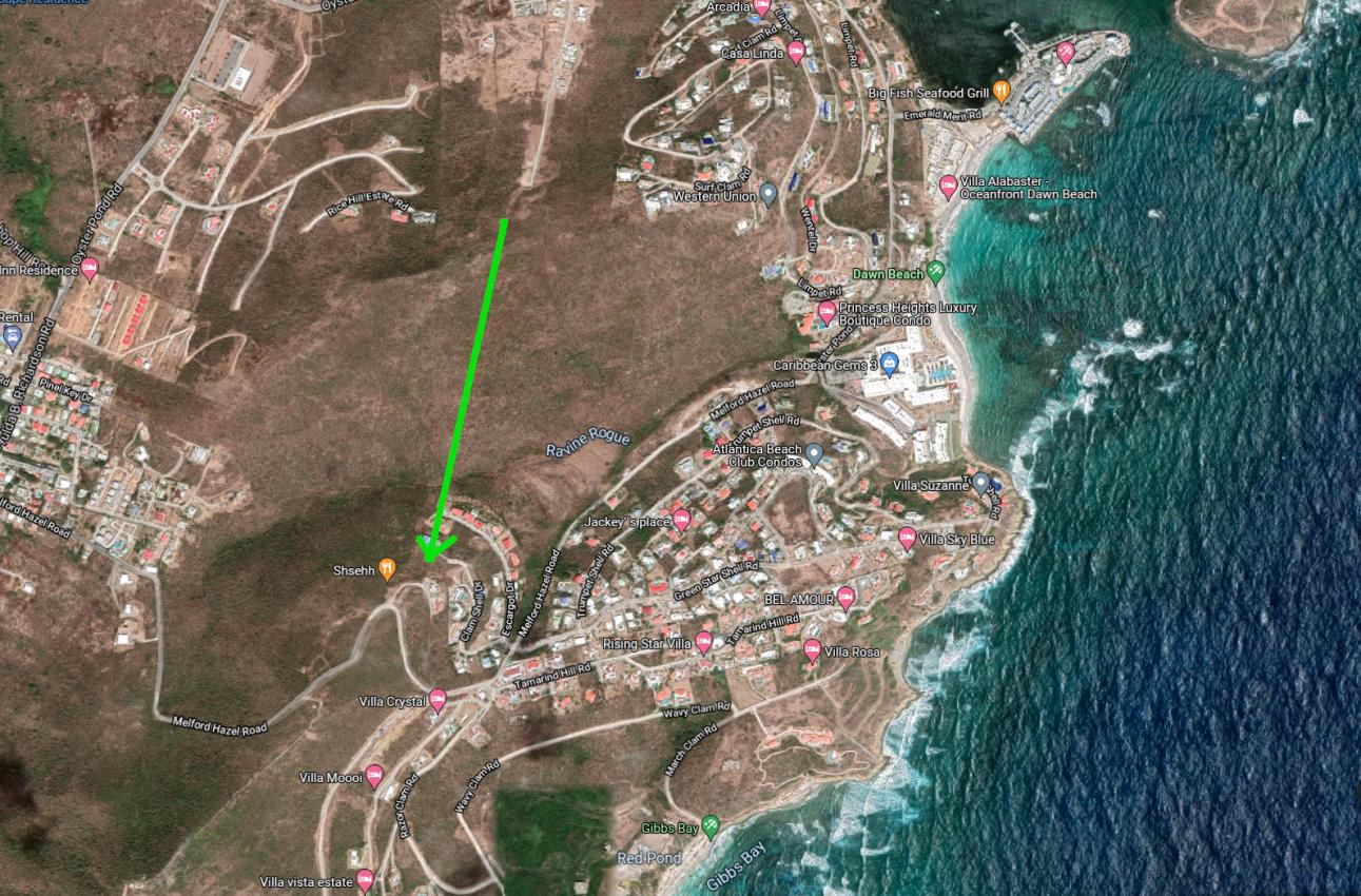 Land for sale in St Maarten with a ready project Surya Villas at Ocean View Terrace