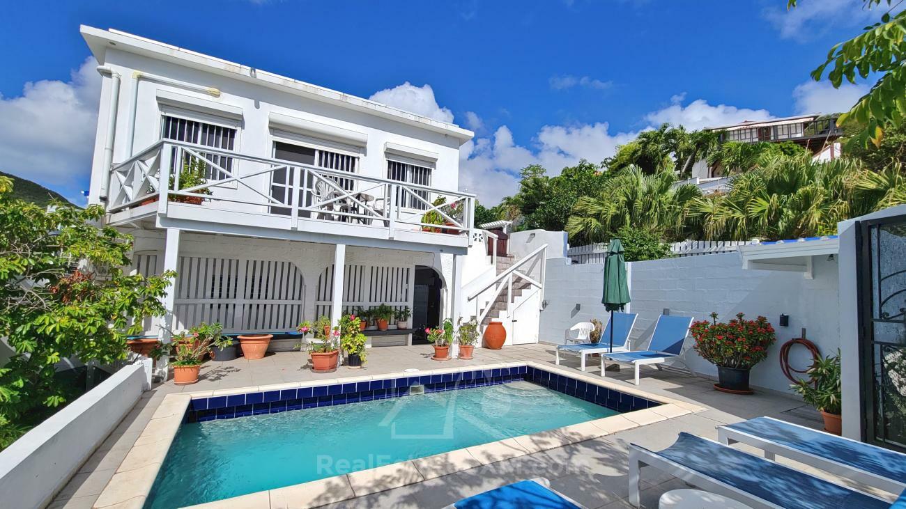 St Maarten unique house for sale in Belair 6-bedrooms, amazing views, great rental potential