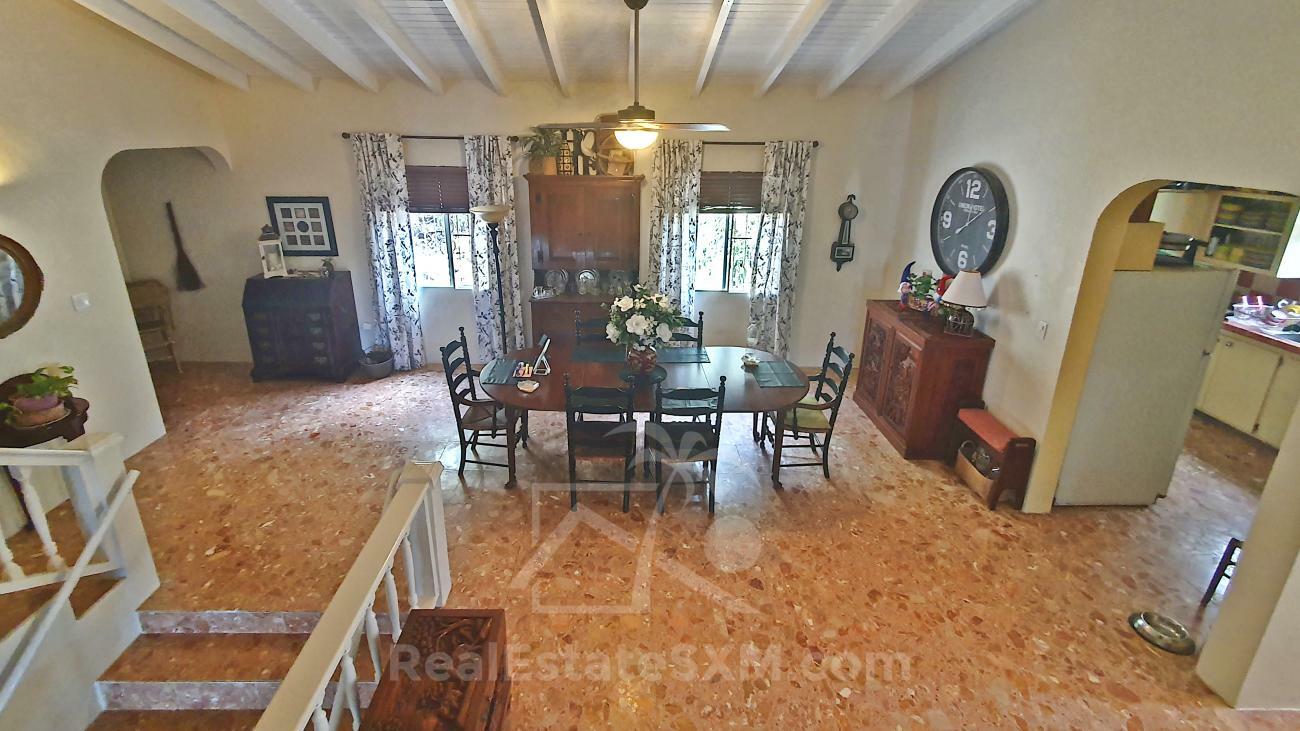 House for sale in St Maarten Guana Bay. Amazing ocean views. 3-levels, extra room PRICE DROP! No HOA