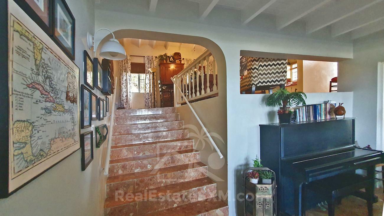 House for sale in St Maarten Guana Bay. Amazing ocean views. 3-levels, extra room PRICE DROP! No HOA