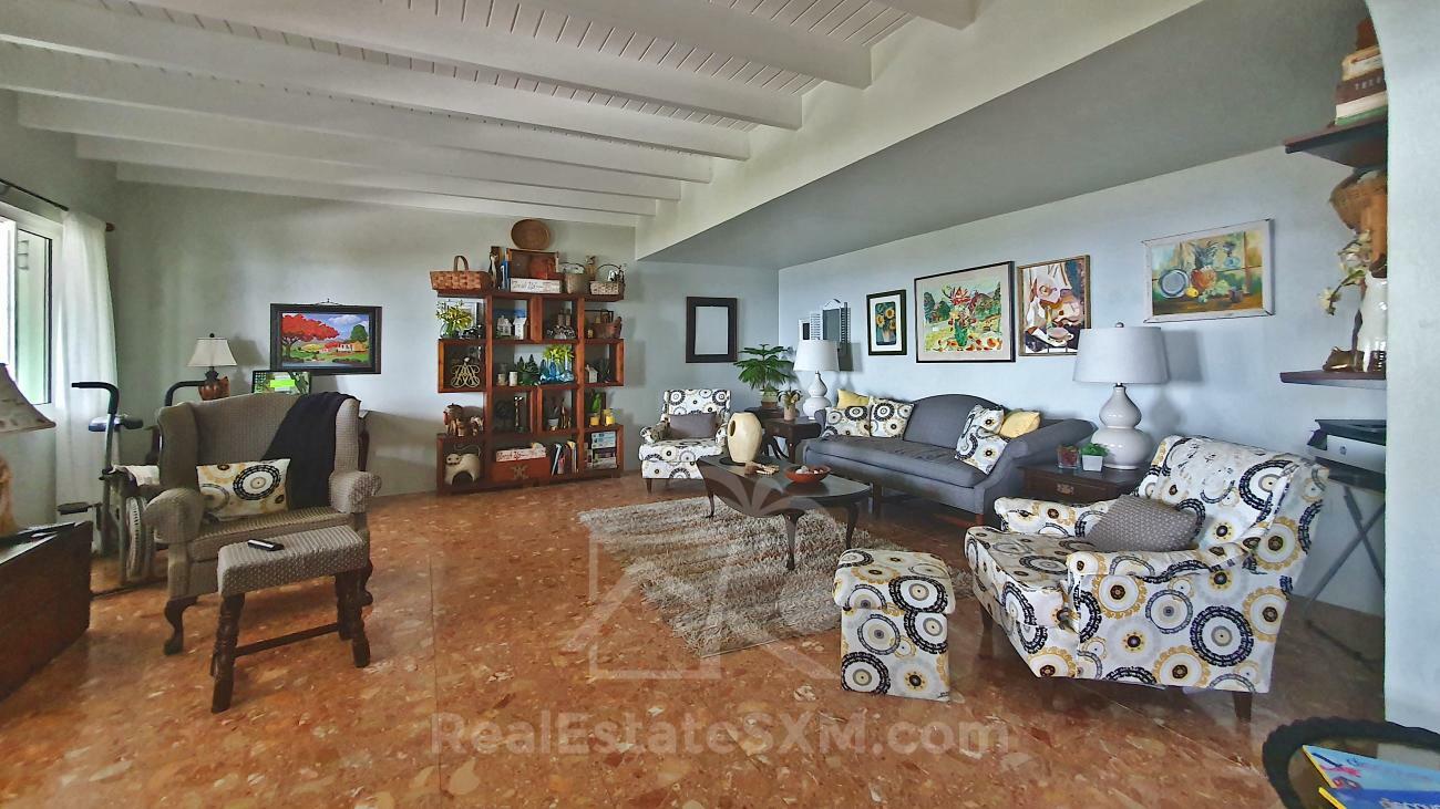 House for sale in St Maarten Guana Bay. Amazing ocean views. 3-levels, extra room PRICE DROP! No HOA