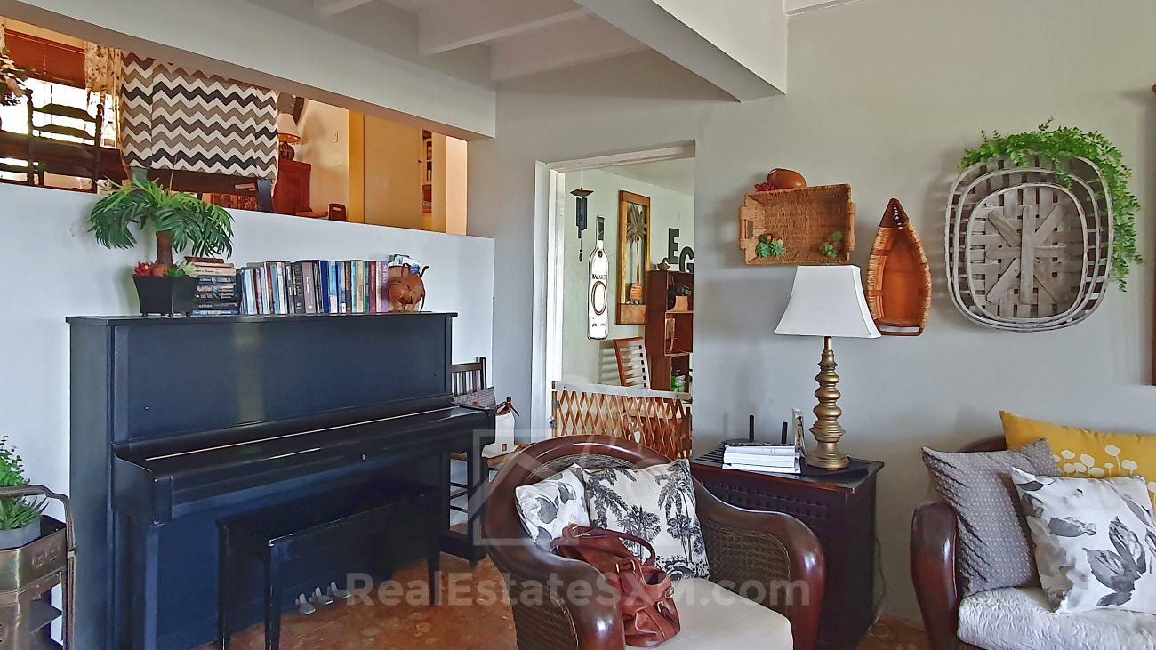 House for sale in St Maarten Guana Bay. Amazing ocean views. 3-levels, extra room PRICE DROP! No HOA