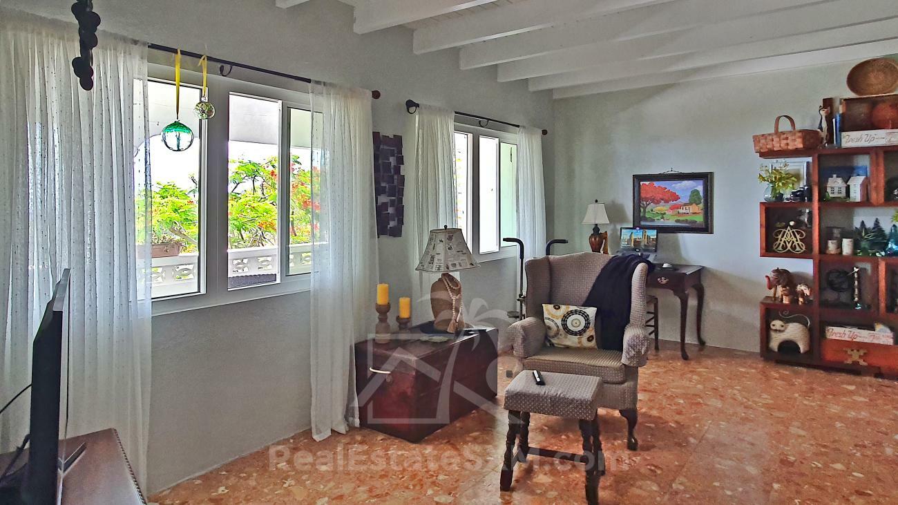 House for sale in St Maarten Guana Bay. Amazing ocean views. 3-levels, extra room PRICE DROP! No HOA