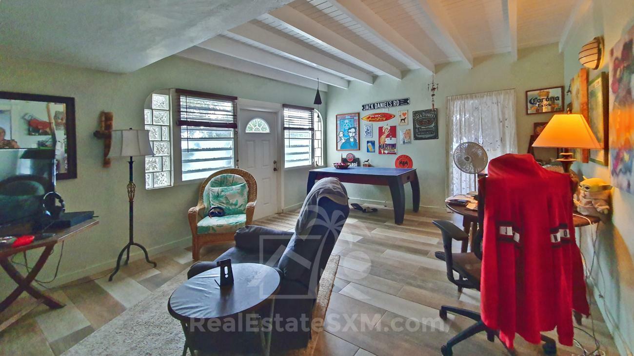House for sale in St Maarten Guana Bay. Amazing ocean views. 3-levels, extra room PRICE DROP! No HOA
