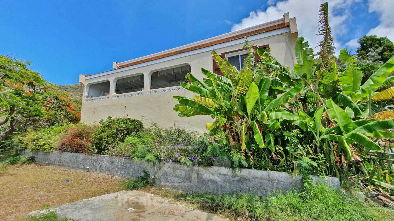 House for sale in St Maarten Guana Bay. Amazing ocean views. 3-levels, extra room PRICE DROP! No HOA