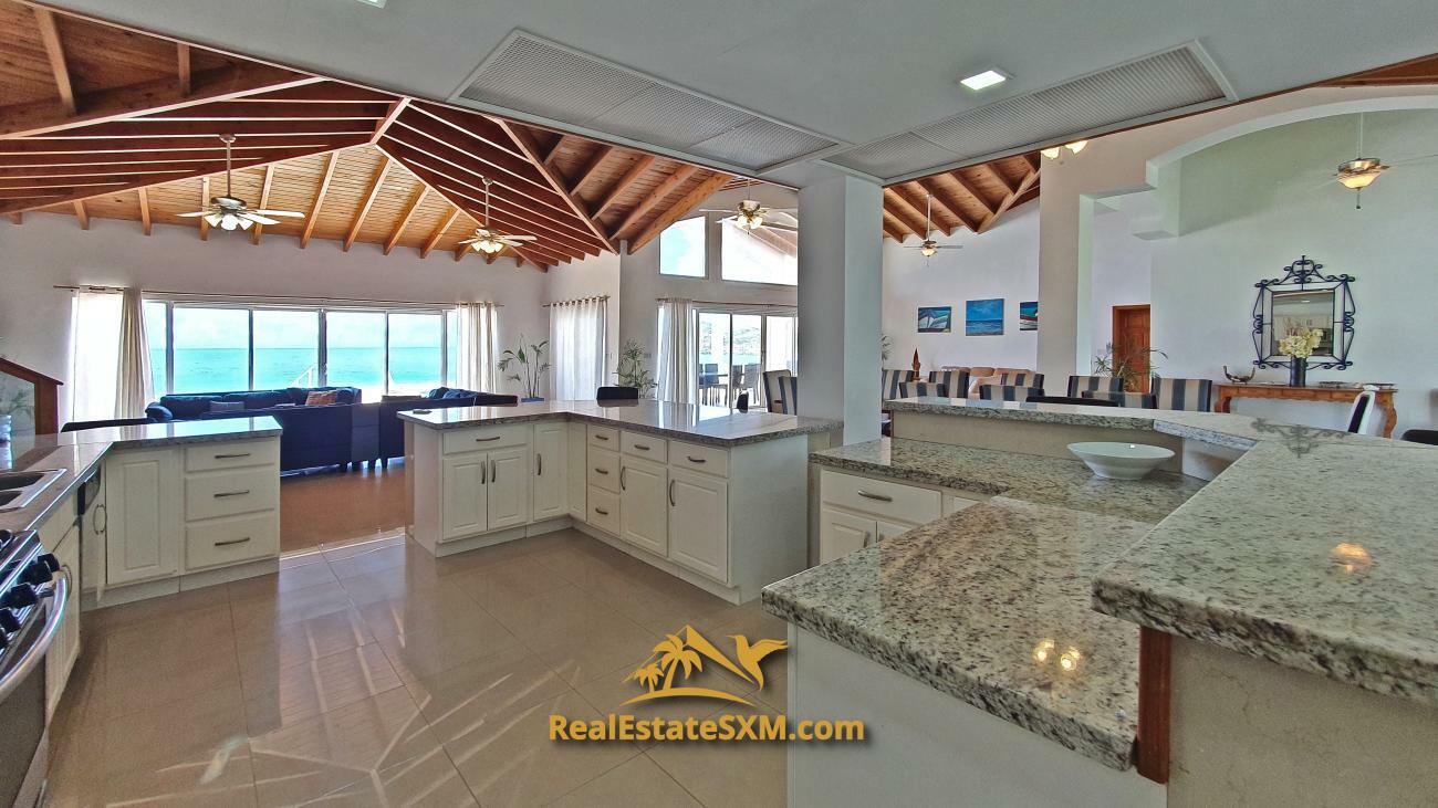St Maarten beachfront villa for sale in Guana Bay, Casa Sunshine, 10 bedrooms, unique property