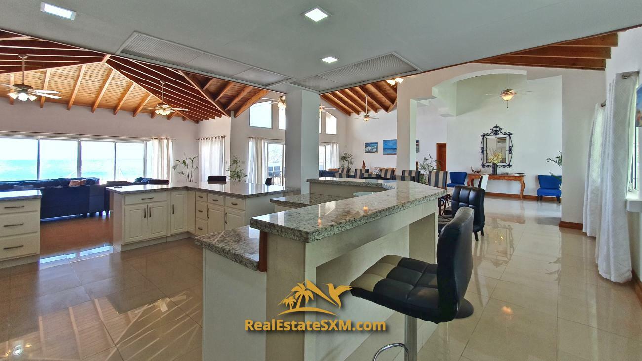 St Maarten beachfront villa for sale in Guana Bay, Casa Sunshine, 10 bedrooms, unique property