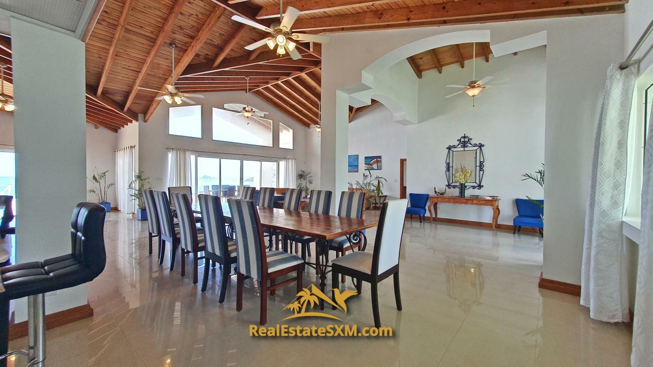 St Maarten beachfront villa for sale in Guana Bay, Casa Sunshine, 10 bedrooms, unique property