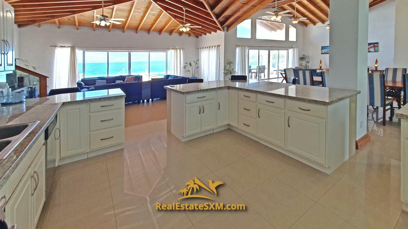 St Maarten beachfront villa for sale in Guana Bay, Casa Sunshine, 10 bedrooms, unique property