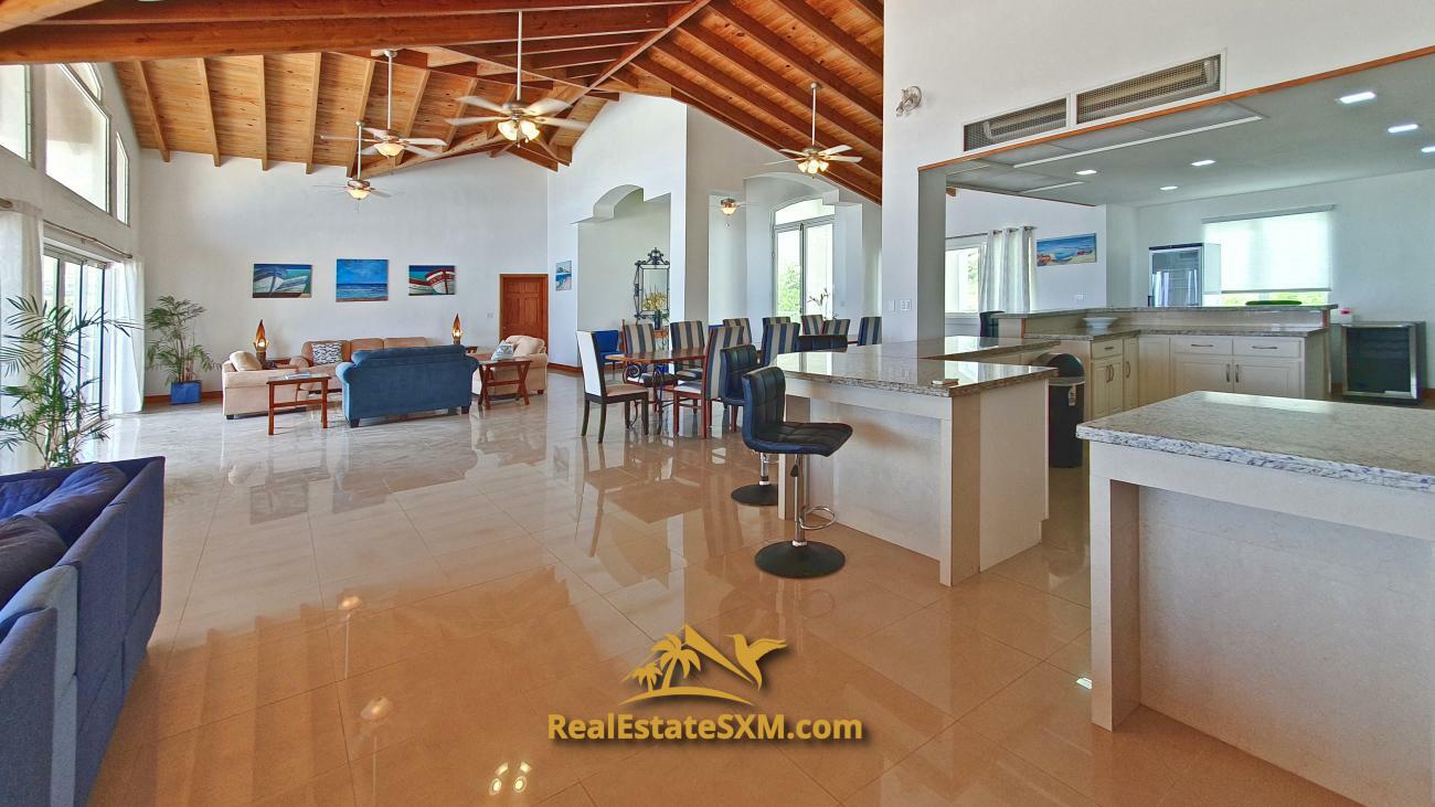 St Maarten beachfront villa for sale in Guana Bay, Casa Sunshine, 10 bedrooms, unique property