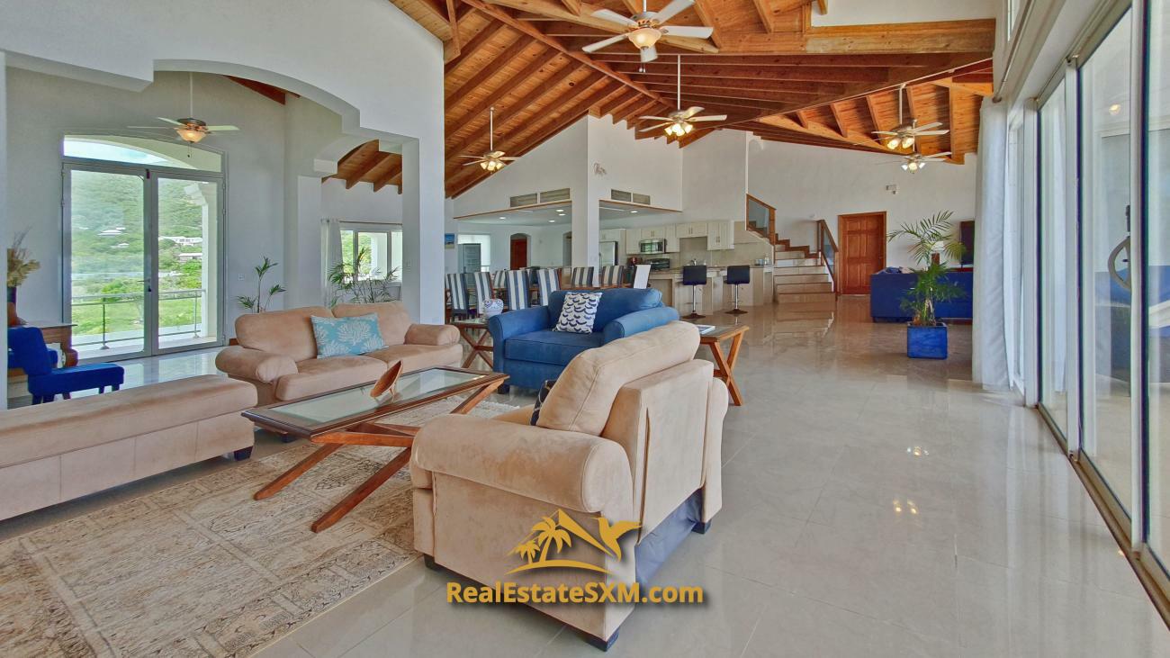St Maarten beachfront villa for sale in Guana Bay, Casa Sunshine, 10 bedrooms, unique property