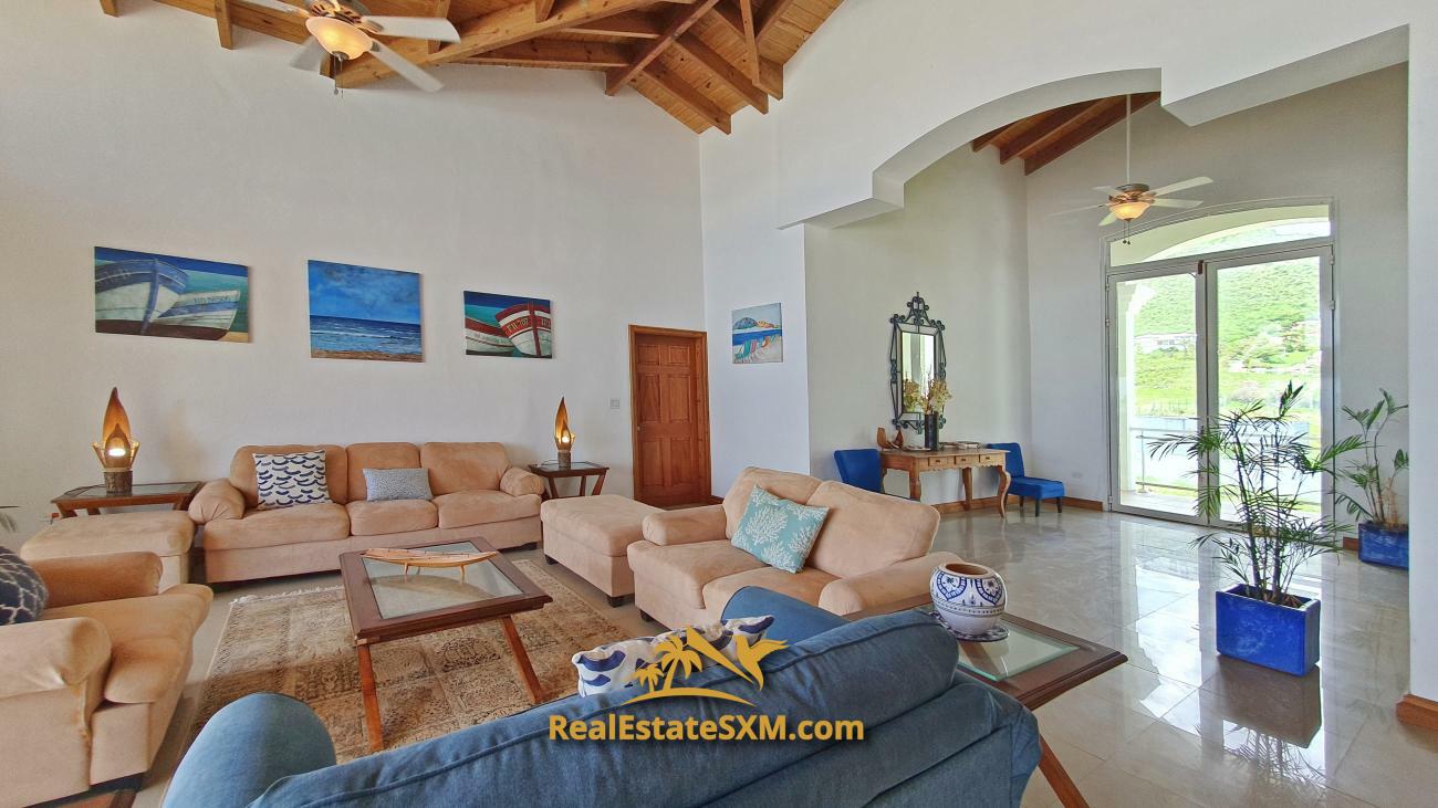 St Maarten beachfront villa for sale in Guana Bay, Casa Sunshine, 10 bedrooms, unique property