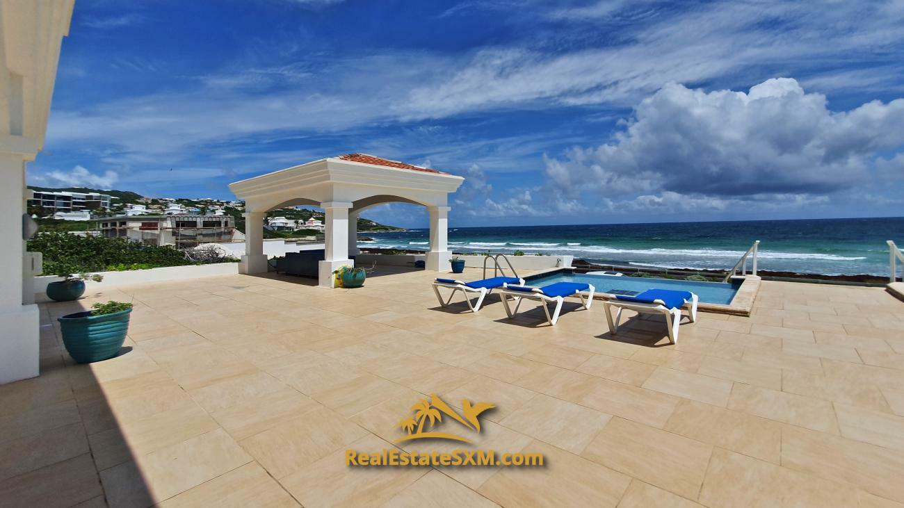 St Maarten beachfront villa for sale in Guana Bay, Casa Sunshine, 10 bedrooms, unique property