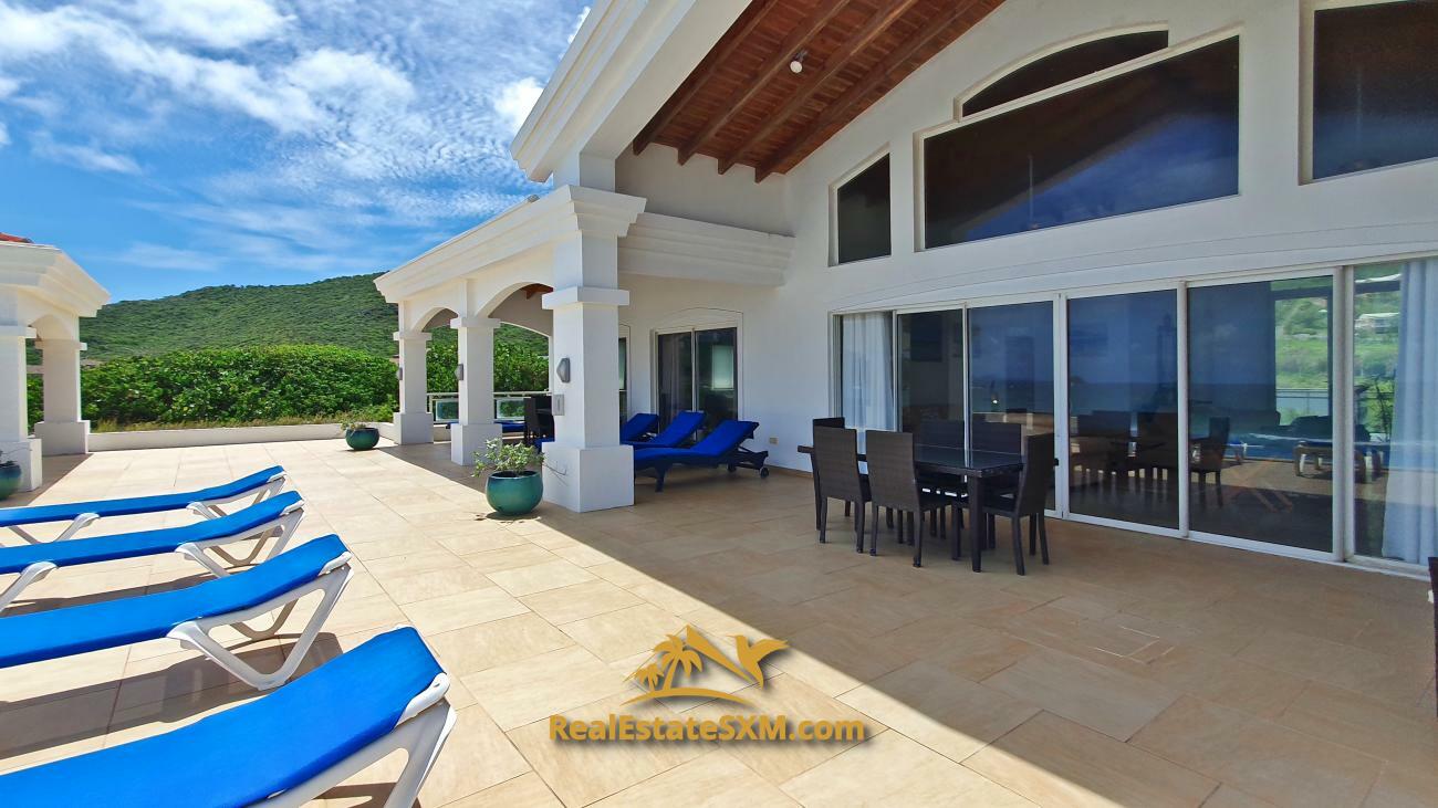 St Maarten beachfront villa for sale in Guana Bay, Casa Sunshine, 10 bedrooms, unique property