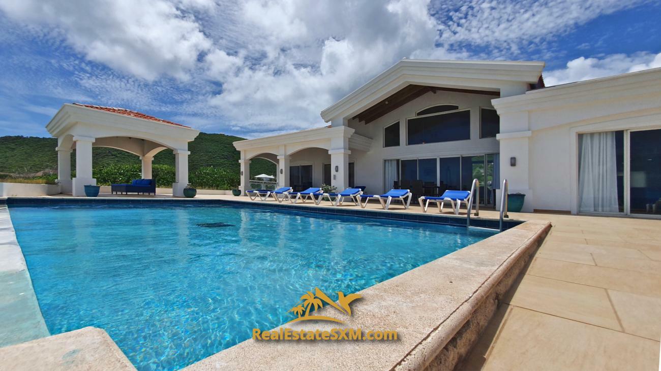 St Maarten beachfront villa for sale in Guana Bay, Casa Sunshine, 10 bedrooms, unique property