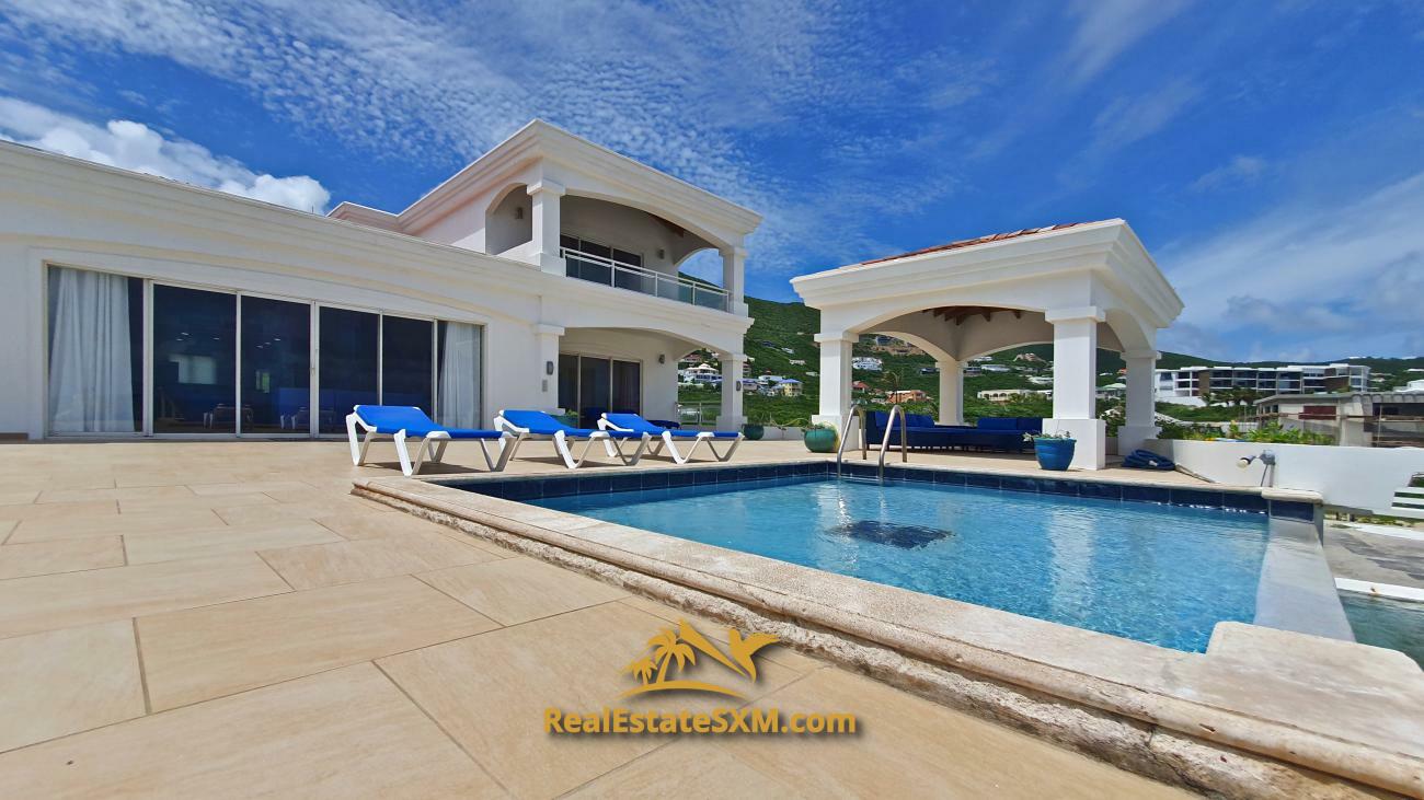 St Maarten beachfront villa for sale in Guana Bay, Casa Sunshine, 10 bedrooms, unique property