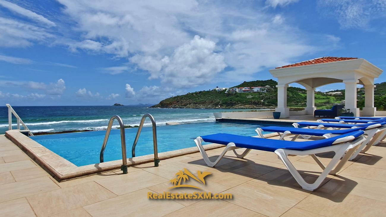 St Maarten beachfront villa for sale in Guana Bay, Casa Sunshine, 10 bedrooms, unique property