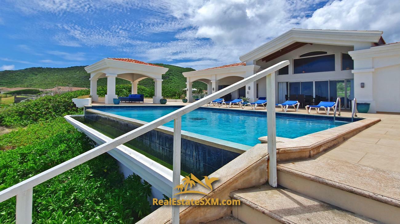 St Maarten beachfront villa for sale in Guana Bay, Casa Sunshine, 10 bedrooms, unique property