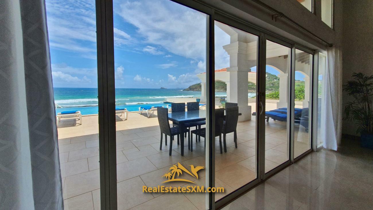St Maarten beachfront villa for sale in Guana Bay, Casa Sunshine, 10 bedrooms, unique property