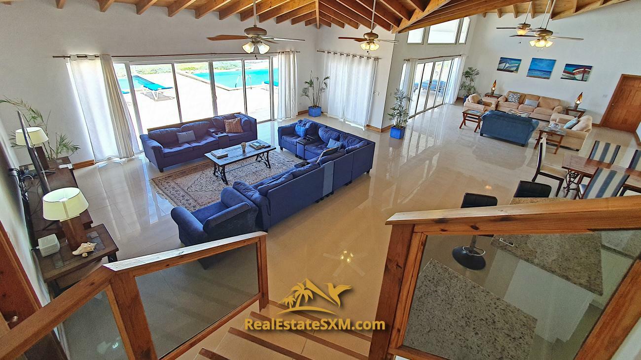 St Maarten beachfront villa for sale in Guana Bay, Casa Sunshine, 10 bedrooms, unique property