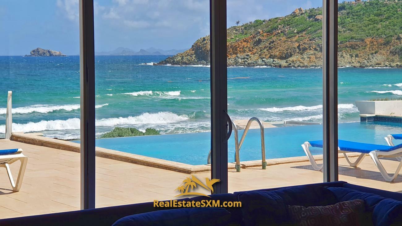 St Maarten beachfront villa for sale in Guana Bay, Casa Sunshine, 10 bedrooms, unique property
