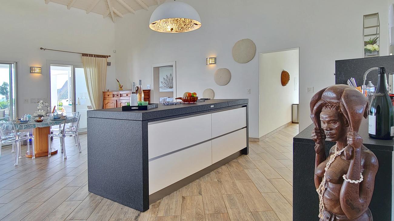 Luxury Villa for sale in St Maarten, with additional 4 apartments. St Barths and ocean views 