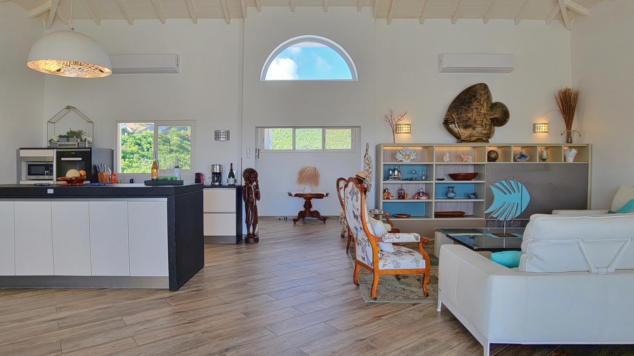 Luxury Villa for sale in St Maarten, with additional 4 apartments. St Barths and ocean views 