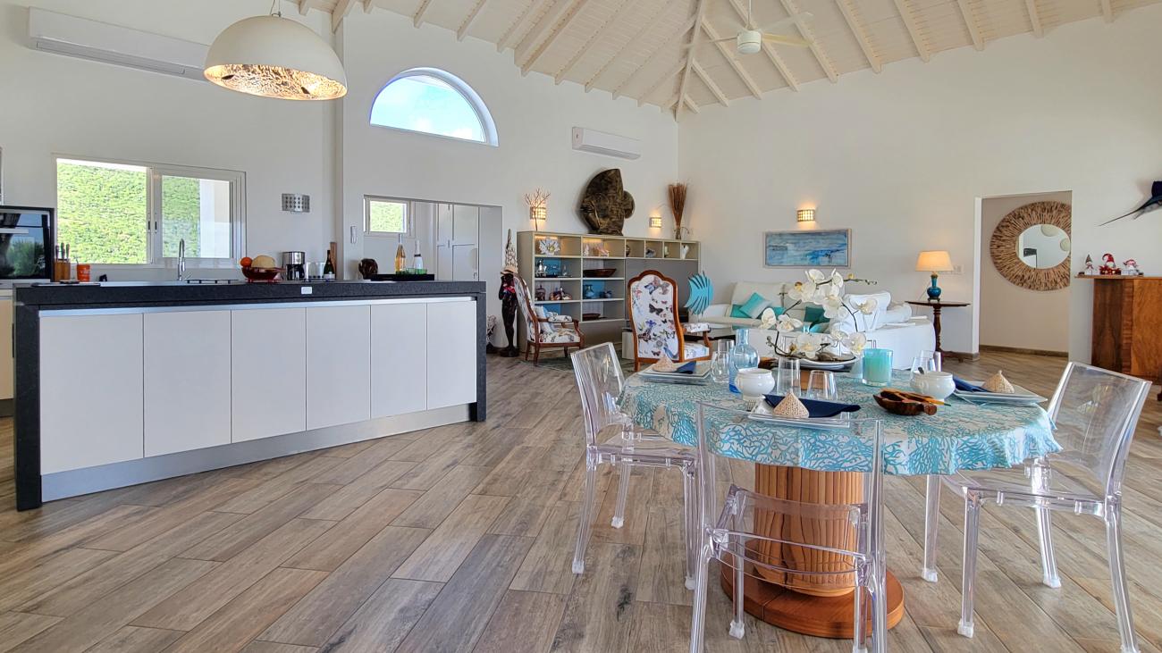 Luxury Villa for sale in St Maarten, with additional 4 apartments. St Barths and ocean views 