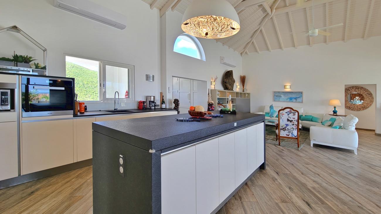 Luxury Villa for sale in St Maarten, with additional 4 apartments. St Barths and ocean views 