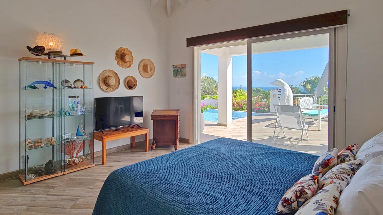 Luxury Villa for sale in St Maarten, with additional 4 apartments. St Barths and ocean views 