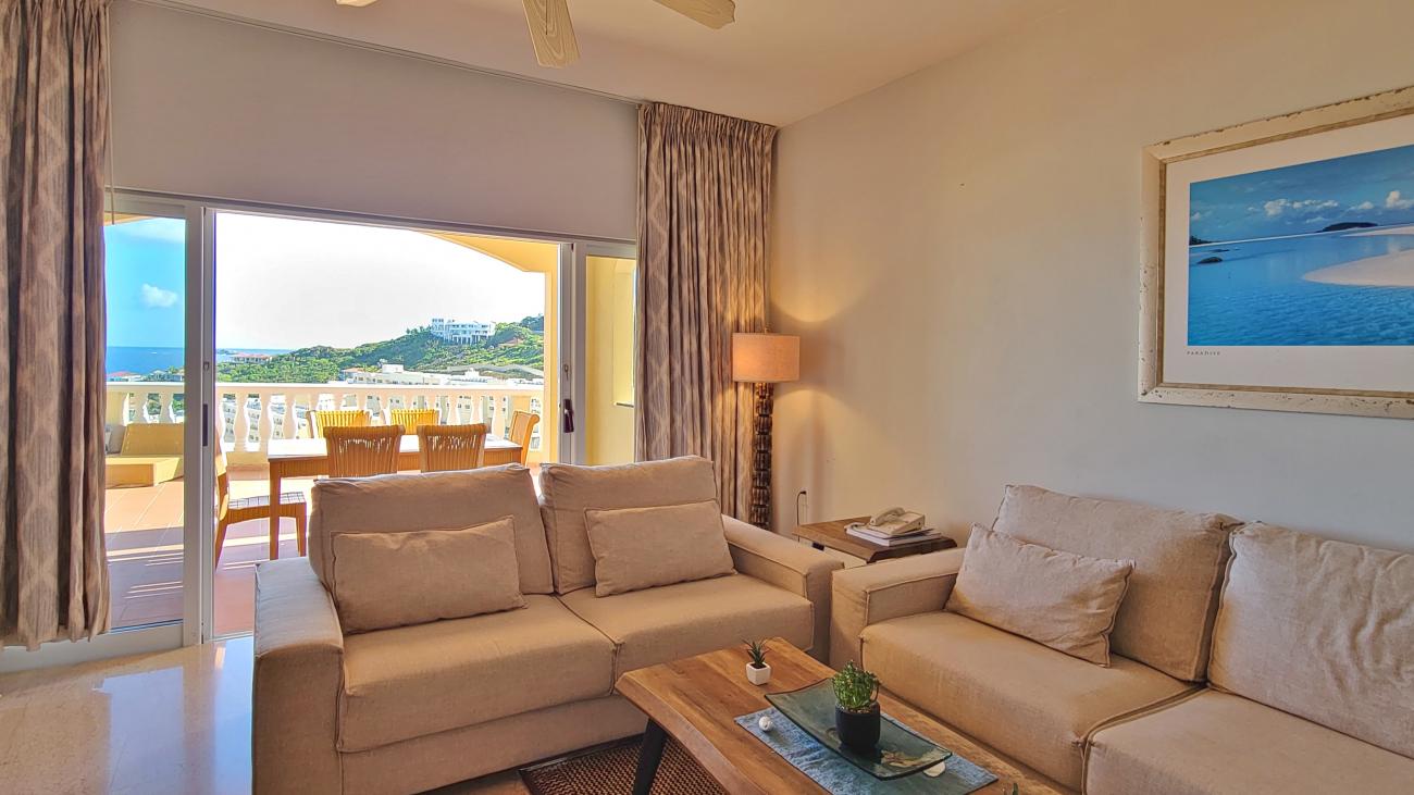 Condo for sale in SXM, modern 2 bedrooms with amazing views in Princess Heights awarded hotel