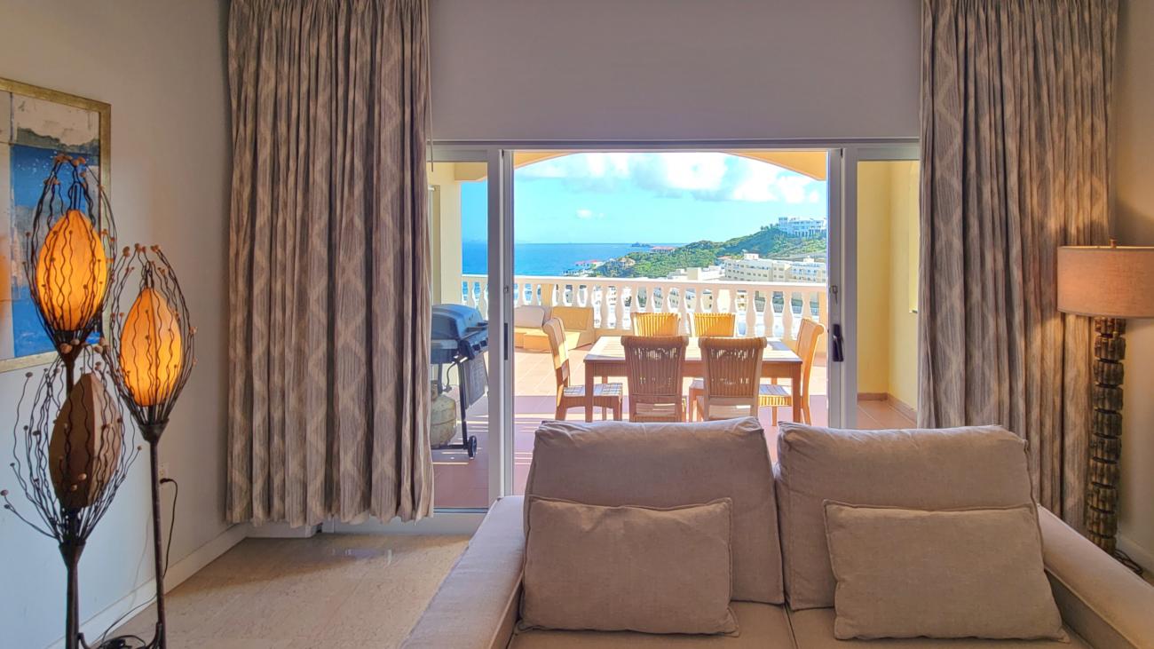Condo for sale in SXM, modern 2 bedrooms with amazing views in Princess Heights awarded hotel