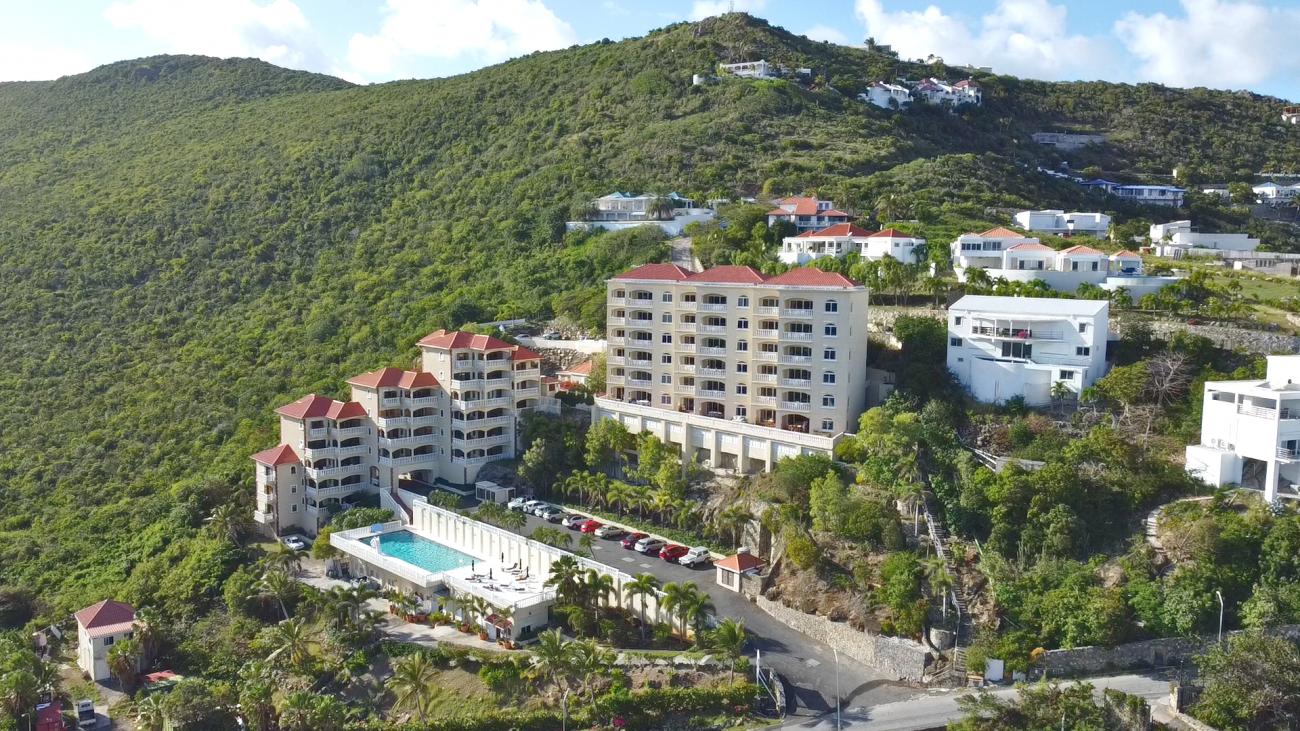 Condo for sale in SXM, modern 2 bedrooms with amazing views in Princess Heights awarded hotel