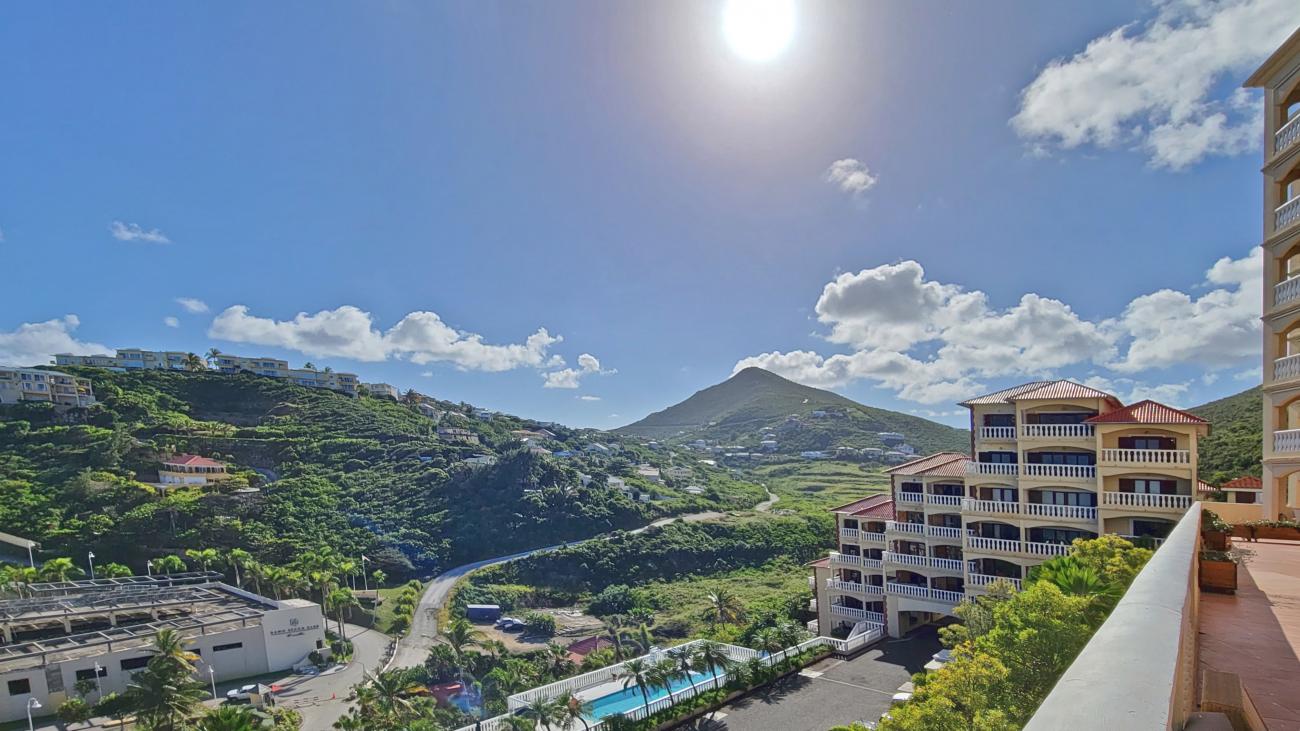 Condo for sale in SXM, modern 2 bedrooms with amazing views in Princess Heights awarded hotel