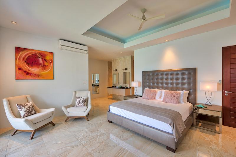 Caribbean luxury property for sale in St Maarten, hillside villa Amalia, Guana Bay. Unique!