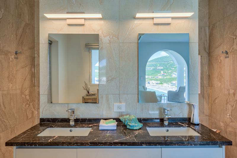 Caribbean luxury property for sale in St Maarten, hillside villa Amalia, Guana Bay. Unique!