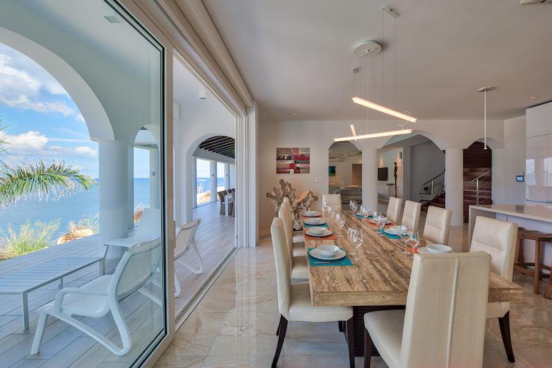 Caribbean luxury property for sale in St Maarten, hillside villa Amalia, Guana Bay. Unique!