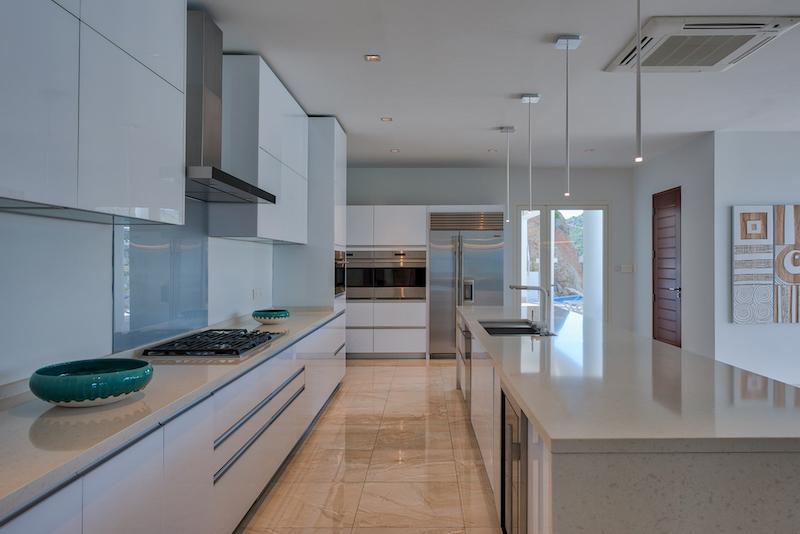 Caribbean luxury property for sale in St Maarten, hillside villa Amalia, Guana Bay. Unique!