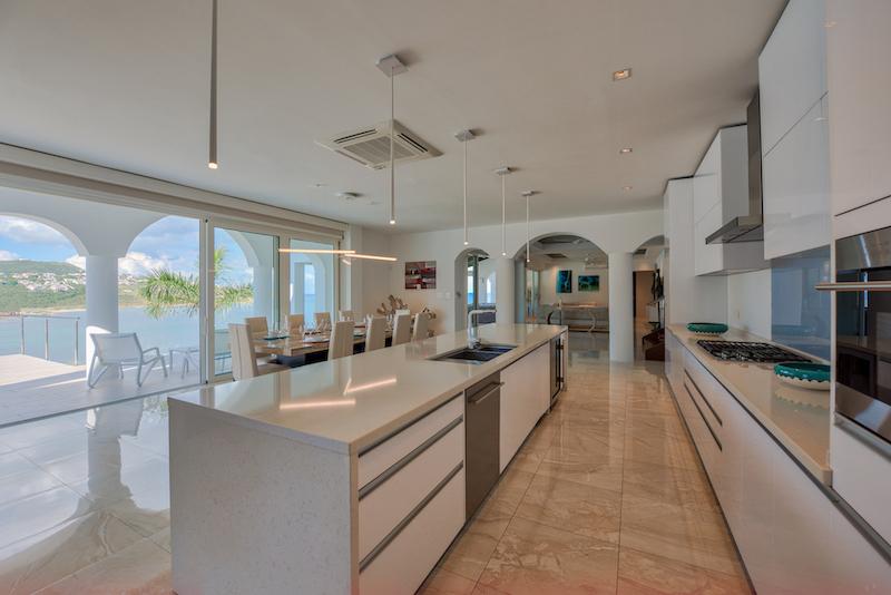 Caribbean luxury property for sale in St Maarten, hillside villa Amalia, Guana Bay. Unique!