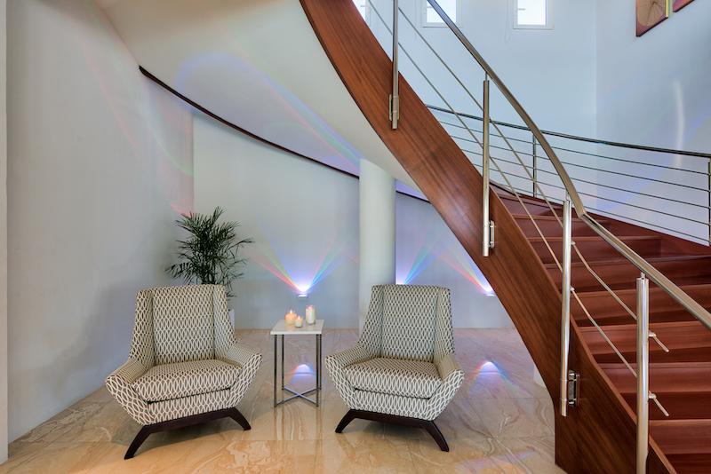 Caribbean luxury property for sale in St Maarten, hillside villa Amalia, Guana Bay. Unique!