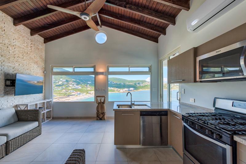 Caribbean luxury property for sale in St Maarten, hillside villa Amalia, Guana Bay. Unique!