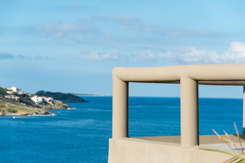 Caribbean luxury property for sale in St Maarten, hillside villa Amalia, Guana Bay. Unique!