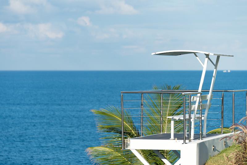 Caribbean luxury property for sale in St Maarten, hillside villa Amalia, Guana Bay. Unique!
