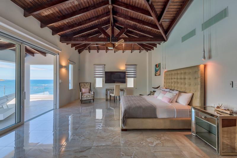 Caribbean luxury property for sale in St Maarten, hillside villa Amalia, Guana Bay. Unique!