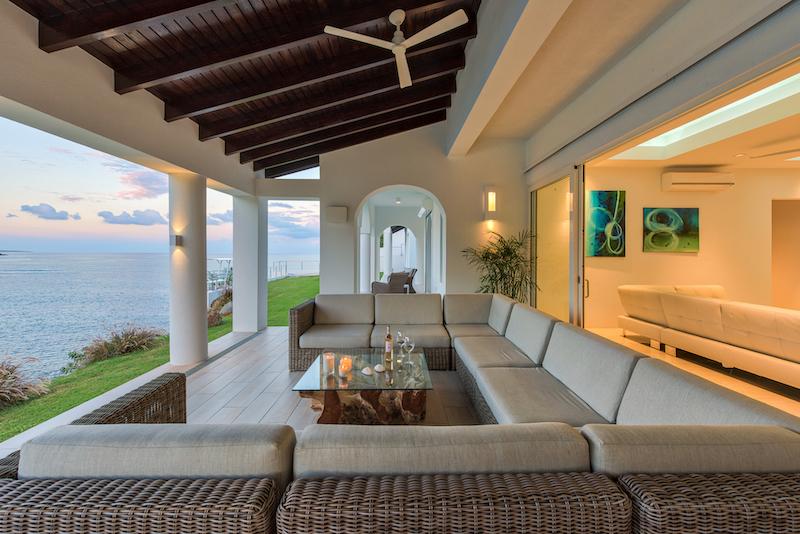 Caribbean luxury property for sale in St Maarten, hillside villa Amalia, Guana Bay. Unique!