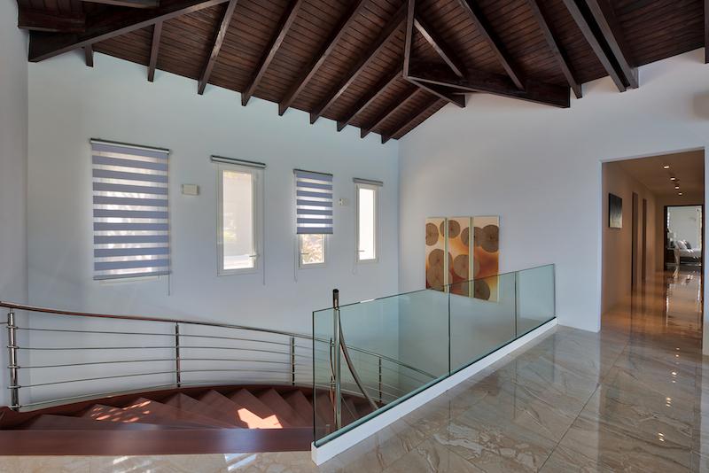 Caribbean luxury property for sale in St Maarten, hillside villa Amalia, Guana Bay. Unique!